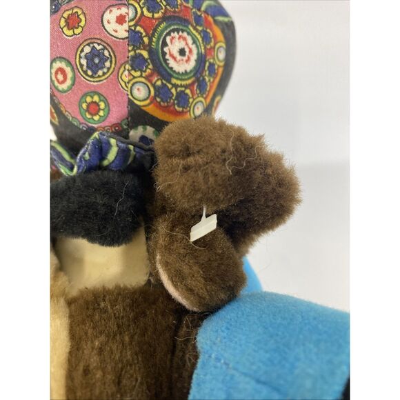 Vtg Looney Tunes 16” Hippie Tazmanian Devil Plush Stuffed Animal Ace 1990s Read - Picture 6 of 9